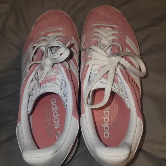 adidas Gazelle Platform Women's Sneakers - Pink & White - Picture 5 of 5